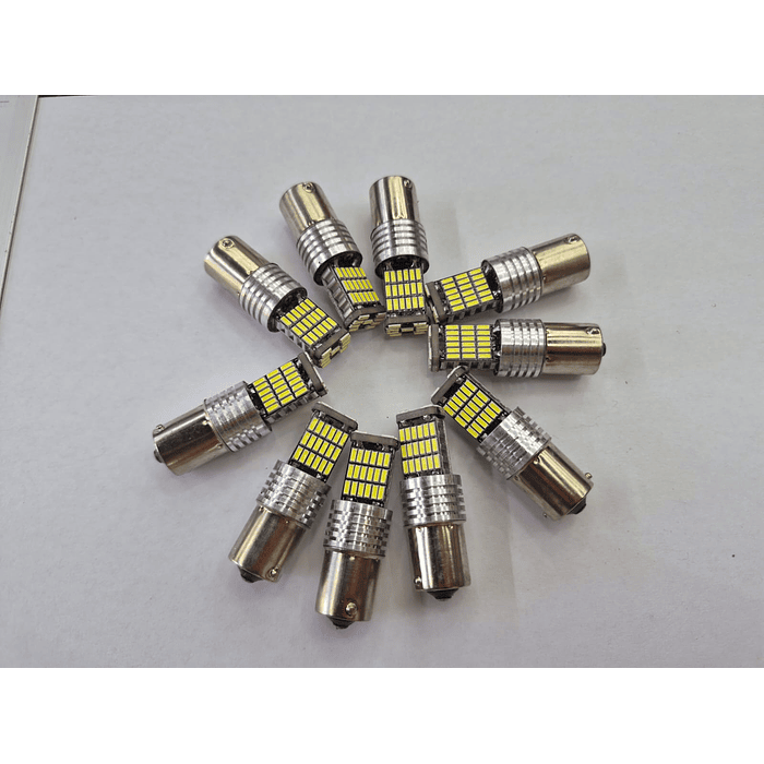 💥Oferta Liquidación💥 X10 ampolletas Led para reversa de autos 1 contacto 12v 1020 lumenes color Blanco Frio 5