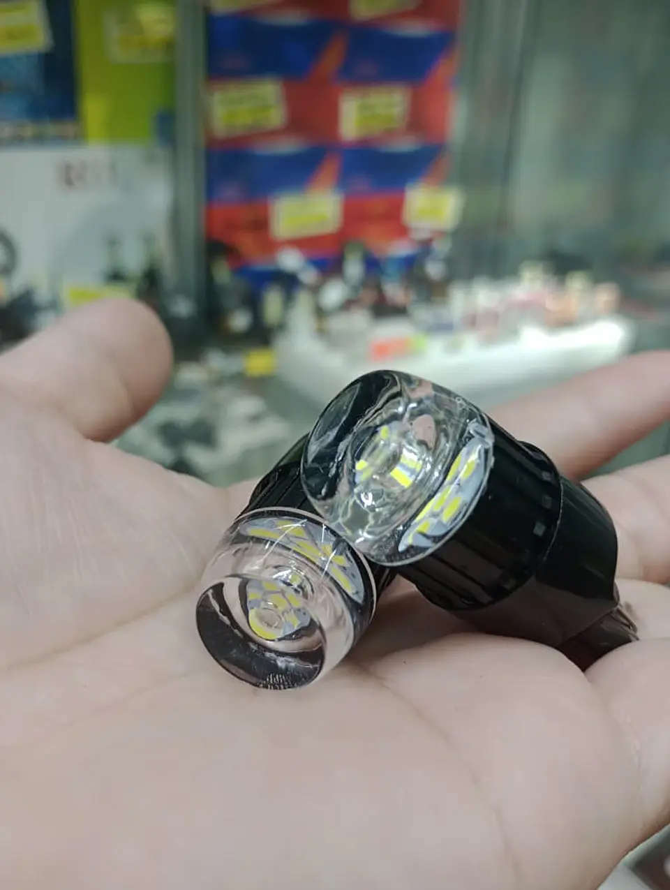 Par Ampolletas Led T20 doble cotacto 6w W21W WY21W Canbus 12v 48v 3