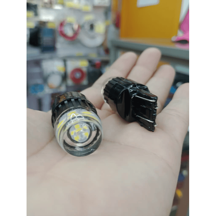💥Oferta liquidacion 💥 Par Ampolletas Led T20 doble cotacto 6w W21W WY21W Canbus 12v 48v 6