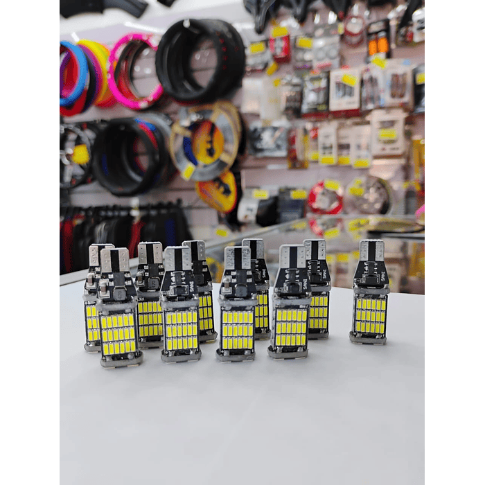 💥 LIQUIDACIÓN TOTAL 💥 🚗💡 X10 Ampolletas LED T15 / W16W Canbus 5