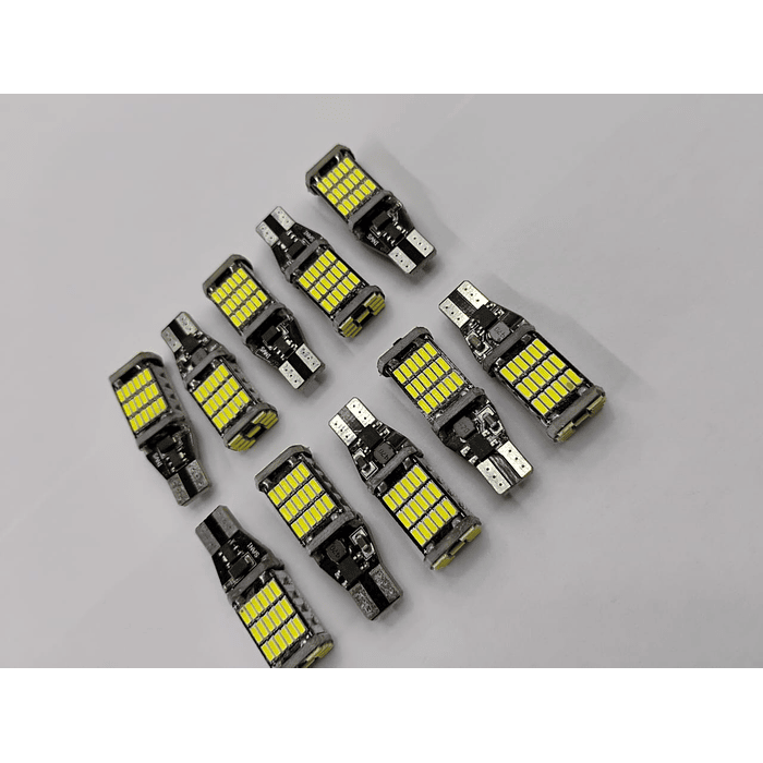 💥 LIQUIDACIÓN TOTAL 💥 🚗💡 X10 Ampolletas LED T15 / W16W Canbus 7
