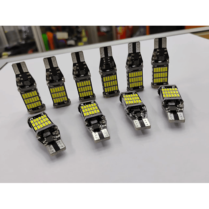 💥 LIQUIDACIÓN TOTAL 💥 🚗💡 X10 Ampolletas LED T15 / W16W Canbus 13