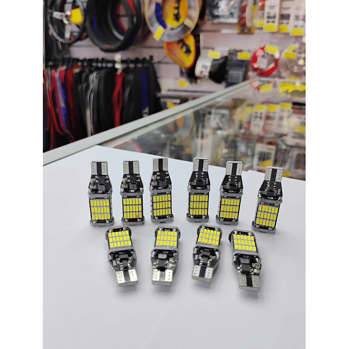 💥 LIQUIDACIÓN TOTAL 💥 🚗💡 X10 Ampolletas LED T15 / W16W Canbus 14