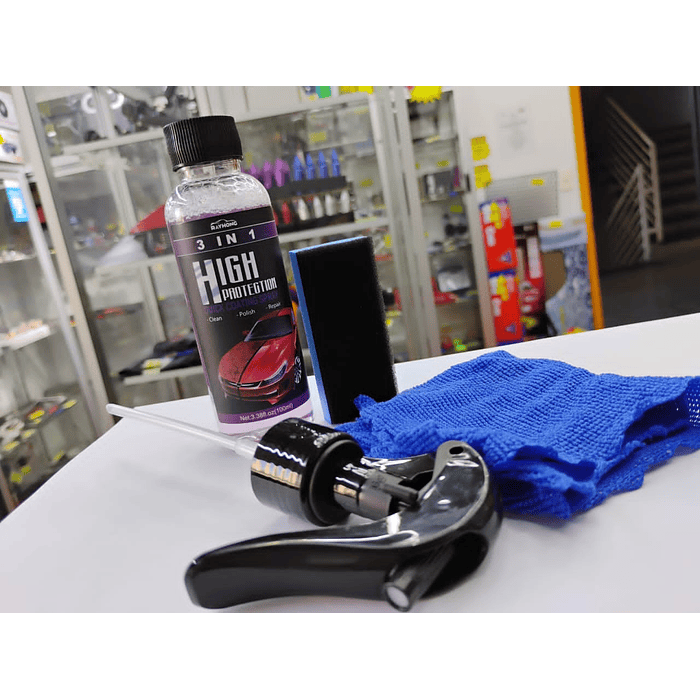 🌟OFERTA ESPECIAL🌟  Spray Protector Cerámico 3 en 1 hidrofobico Brillo Extremo y Protección  6