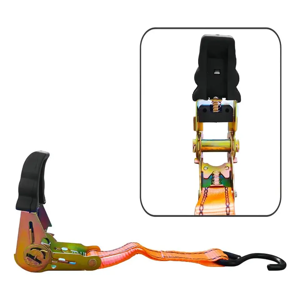 X2 Eslingas De Amarre Con Ratchet 2,54cm X 457cm 2