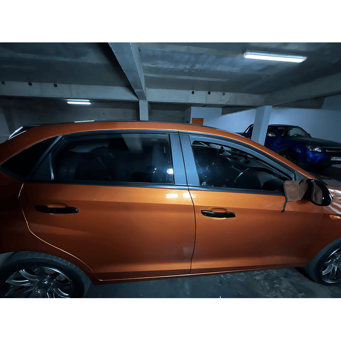  ¡Bota Aguas de Acrílico 2mm plano Negro Brillante a Medida para Chery fullwin 2013 a 2019 5