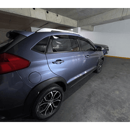 🚘✨ ¡Bota Aguas de Acrílico 2mm plano Negro Brillante a Medida para Chery tiggo 2, 2 pro, 2 pro Max 2019 a 2024