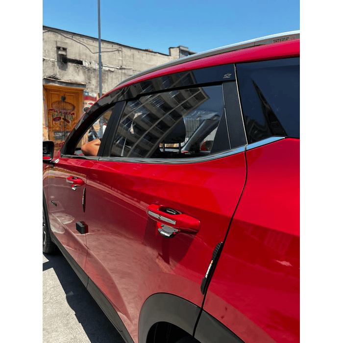 🚘✨ ¡Bota Aguas de Acrílico 2mm plano Negro Brillante a Medida para auto Chevrolet Groove 2021 a 2026 2