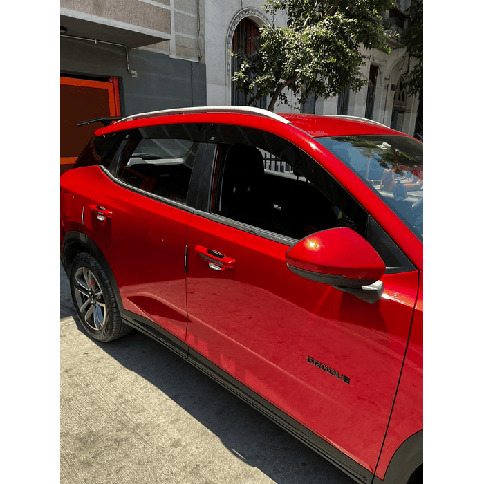 🚘✨ ¡Bota Aguas de Acrílico 2mm plano Negro Brillante a Medida para auto Chevrolet Groove 2021 a 2026 3