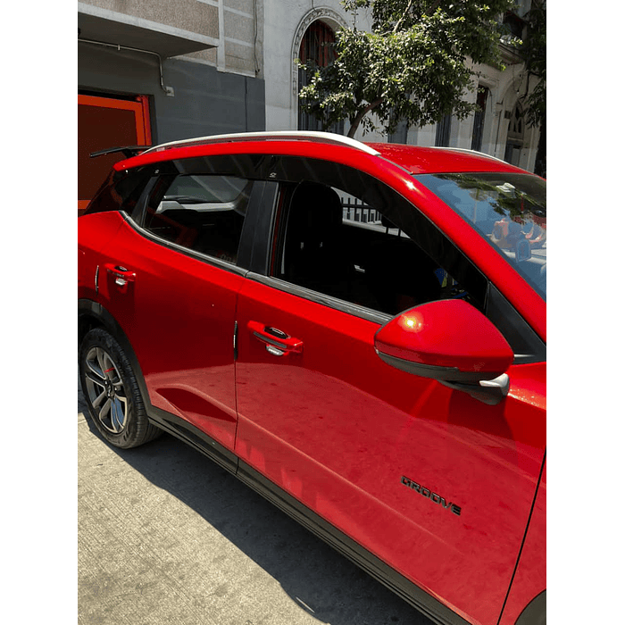 🚘✨ ¡Bota Aguas de Acrílico 2mm plano Negro Brillante a Medida para auto Chevrolet Groove 2021 a 2026 5