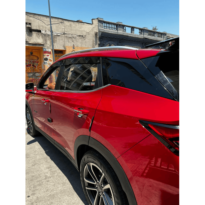 🚘✨ ¡Bota Aguas de Acrílico 2mm plano Negro Brillante a Medida para auto Chevrolet Groove 2021 a 2026 7