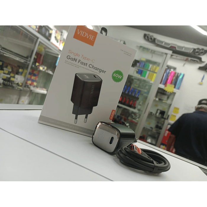 💥Oferta liquidacion💥 Cargador de auto tipo C con cable tipo C a C 60w  💰 Precio: 18000 pesos💰 1