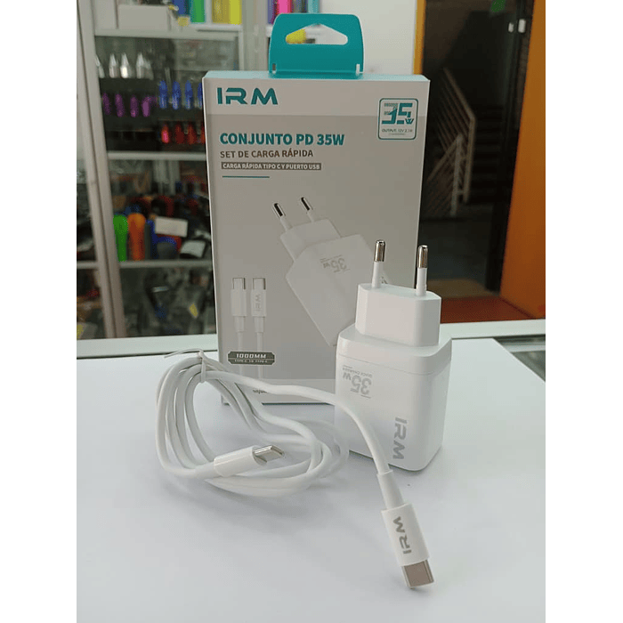 💥Oferta liquidacion💥 Cargador de auto tipo C USB con cable tipo C a C 35w 1