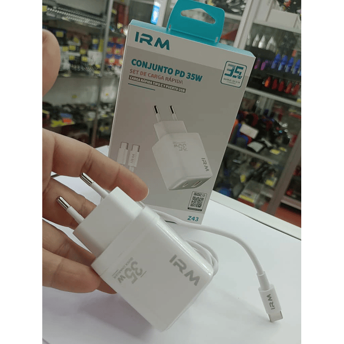 💥Oferta liquidacion💥 Cargador de auto tipo C USB con cable tipo C a C 35w 6