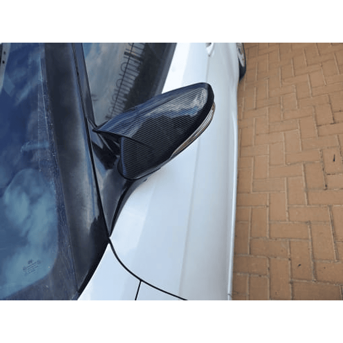 🚗💯Oferta especial 🌟  Tapas Espejos Carbono para Hyundai Elantra 2017-18 / Accent 2018-23  I30 2017 a 2023 con luz  Intermitente 19