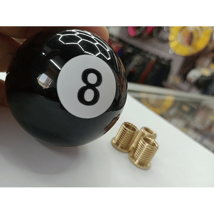 Pomo perilla de palanca de cambios bola 8 🎱  1