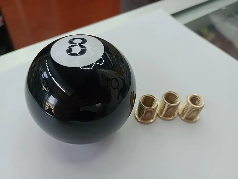Pomo perilla de palanca de cambios bola 8 3