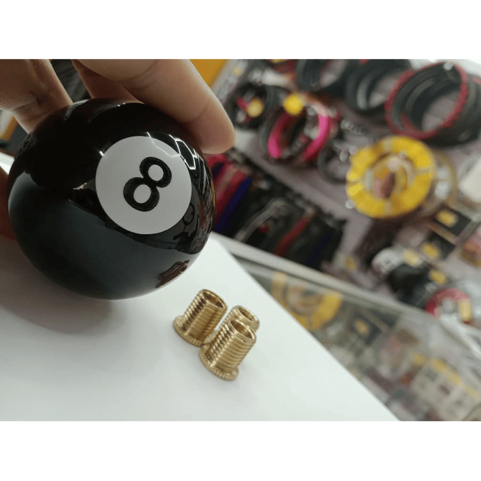 Pomo perilla de palanca de cambios bola 8 🎱  9