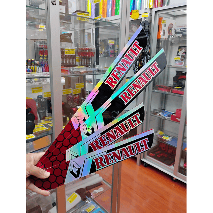 ¡Oferta de liquidación! 🚗💨 Cubre Zócalos / Pisadera Multifunción en Acrílico Protector para Autos Universal Renault 6