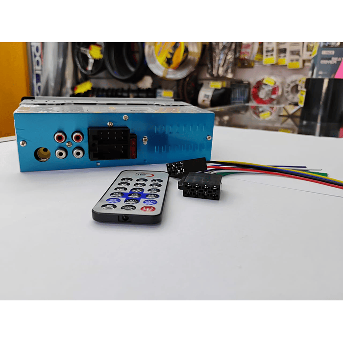 🔥 OFERTA DE LIQUIDACION 🔥   Radio reproductor 1 Din con Bluetooth, llamadas Bluetooth, MP3, USB, SD para autos 12v radio am/fm salidas 4x50w 18.8cmx5.8cm modelo 1790 3