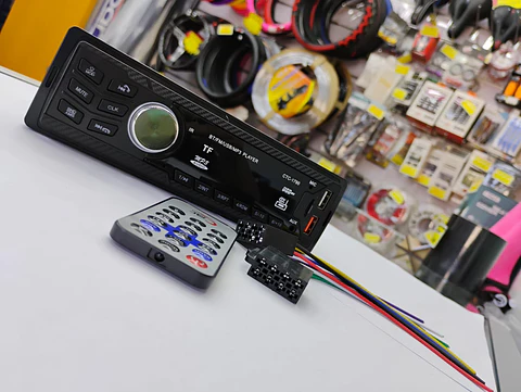 Radio reproductor - 1 Din con Bluetooth, llamadas Bluetooth, MP3