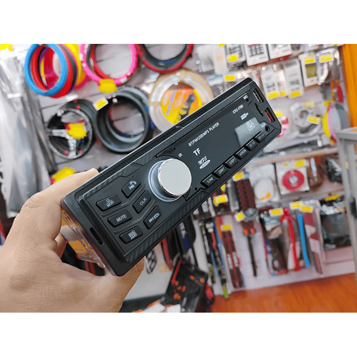 🔥 OFERTA DE LIQUIDACION 🔥   Radio reproductor 1 Din con Bluetooth, llamadas Bluetooth, MP3, USB, SD para autos 12v radio am/fm salidas 4x50w 18.8cmx5.8cm modelo 1790 6