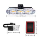 Kit de 4 luces para rejilla estrobo LED 12V amarillo ámbar - thumbnail 7