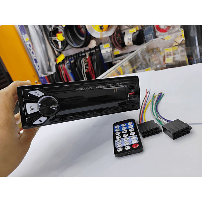 🔥 OFERTA DE LIQUIDACION 🔥   Radio reproductor 1 Din con Bluetooth, llamadas Bluetooth, MP3, USB, SD para autos 12v radio am/fm salidas 4x50w 18.8cmx5.8cm modelo 2216  1