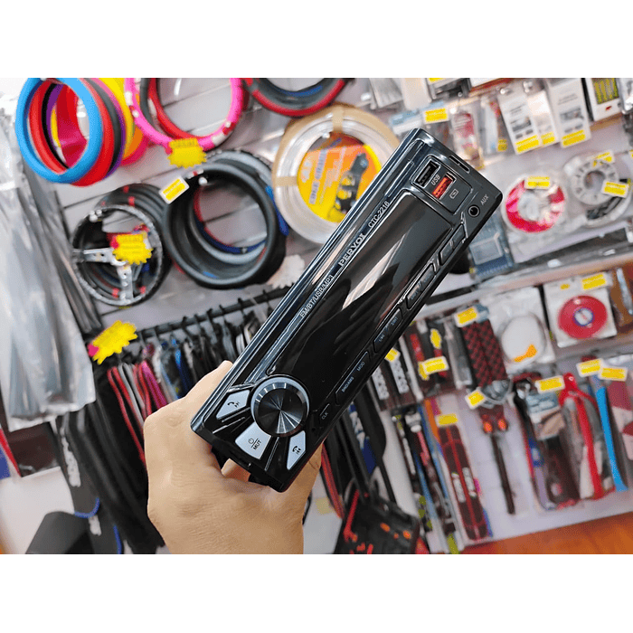 🔥 OFERTA DE LIQUIDACION 🔥   Radio reproductor 1 Din con Bluetooth, llamadas Bluetooth, MP3, USB, SD para autos 12v radio am/fm salidas 4x50w 18.8cmx5.8cm modelo 2216  6