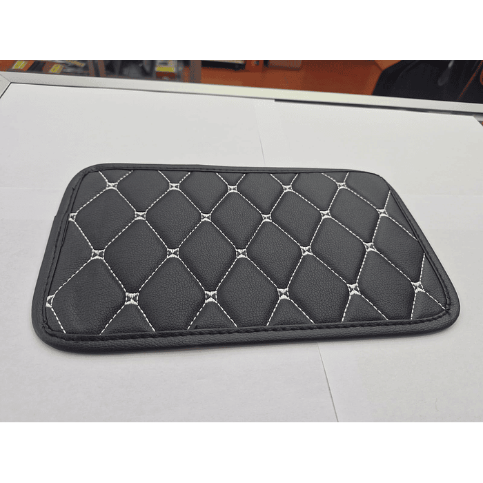 💥Oferta especial💥 Funda para apoyabrazos auto eco cuero universal hilo blanco 🚗 7