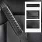 Liquidación x2 cubre cinturón de seguridad negro diseño hilo negro - thumbnail 12