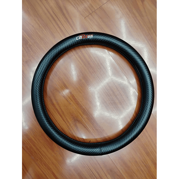 ¡Gran oferta! 🚗💨   *Forro Cubre Volante carsun* de *Goma Negro diseño carbono* - *Anti-resbalante* y de *alta calidad.  2
