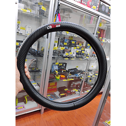 ¡Gran oferta! 🚗💨   *Forro Cubre Volante carsun* de *Goma Negro diseño carbono* - *Anti-resbalante* y de *alta calidad. 