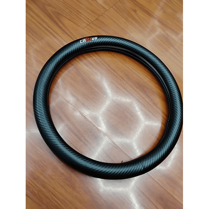 ¡Gran oferta! 🚗💨   *Forro Cubre Volante carsun* de *Goma Negro diseño carbono* - *Anti-resbalante* y de *alta calidad.  6