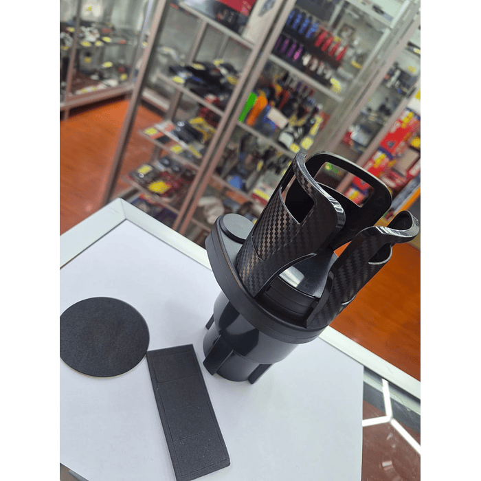 💥 Oferta liquidacion💥 Portavasos Doble Auto Giratorio ajustable 2 en 1 base expansible  2