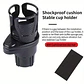 Portavasos Doble Auto Giratorio ajustable 2 en 1 base expansible - Miniatura 4