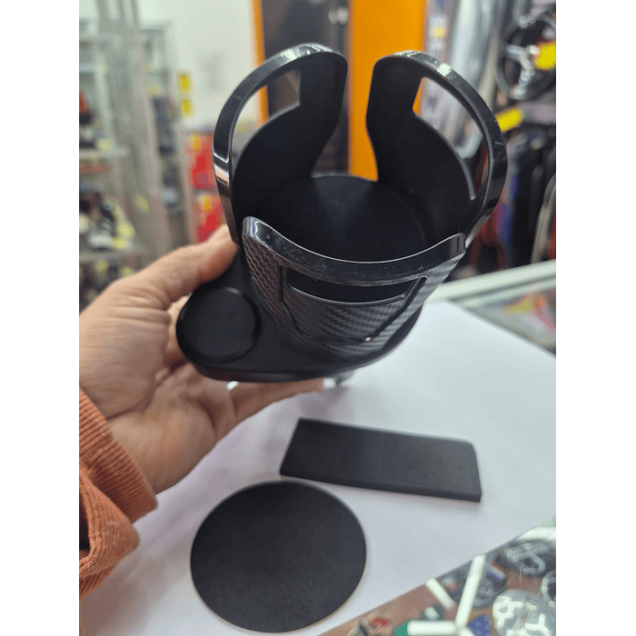 💥 Oferta liquidacion💥 Portavasos Doble Auto Giratorio ajustable 2 en 1 base expansible  5