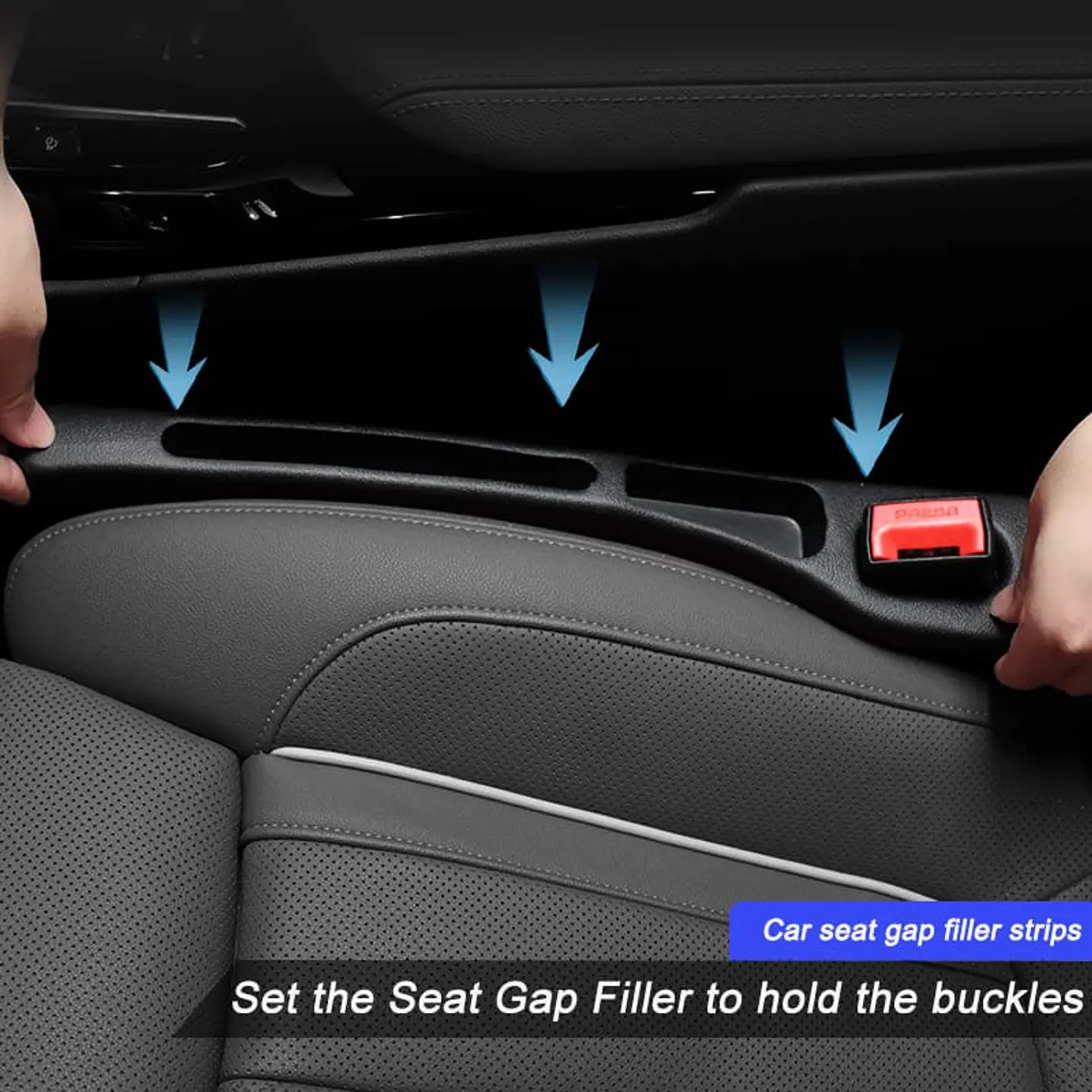 X2 protector relleno de espacio entre asiento de autos 7