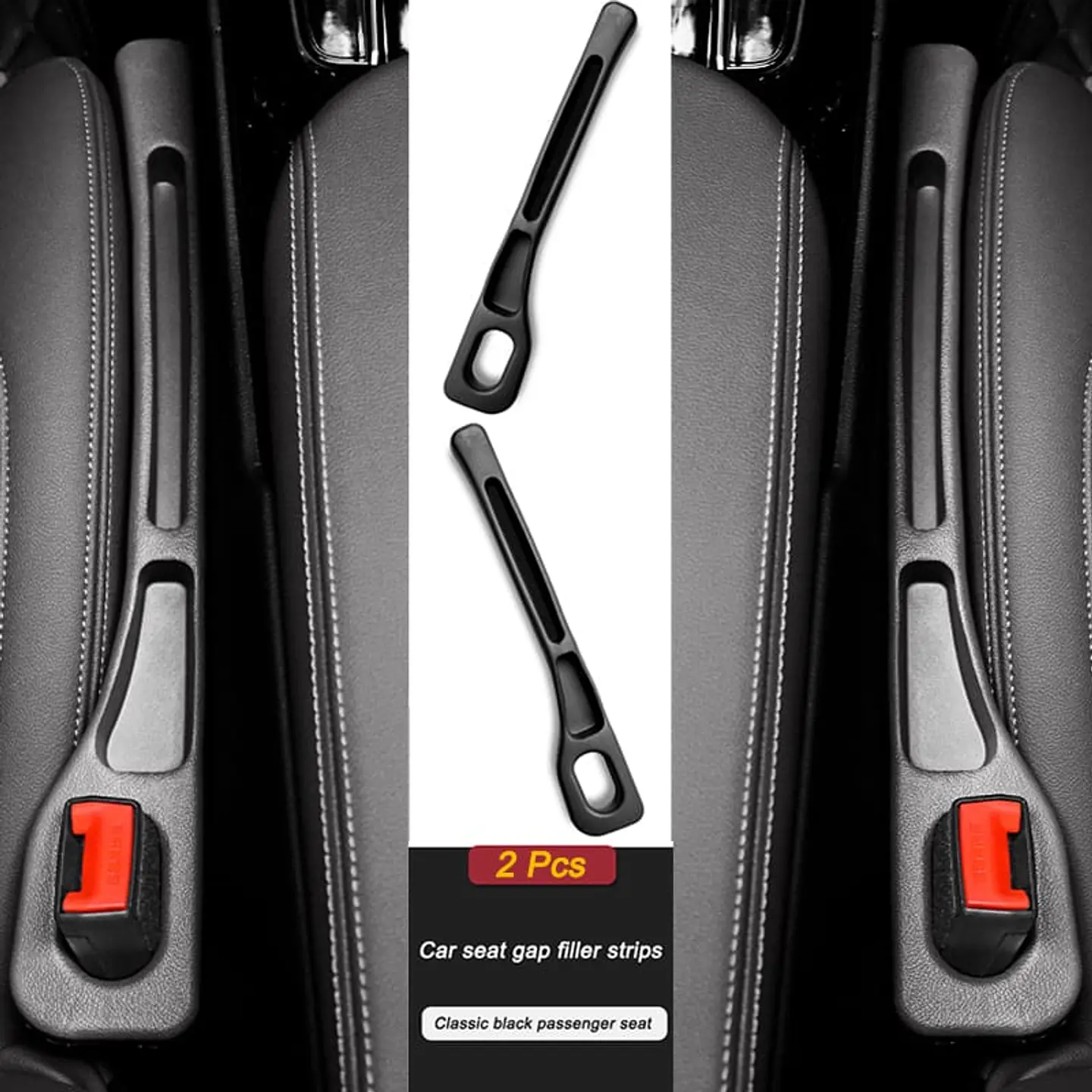 X2 protector relleno de espacio entre asiento de autos 9