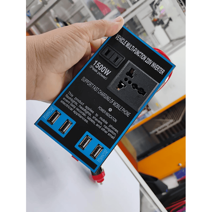 🔥 Oferta especial🔥 Inversor 1500W 12/24V a 110/220V con USB carga rápida 5