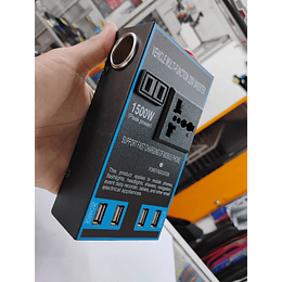🔥 Oferta especial🔥 Inversor 1500W 12/24V a 110/220V con USB carga rápida