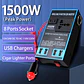 Inversor 1500W 12/24V a 110/220V con USB carga rápida - Miniatura 20