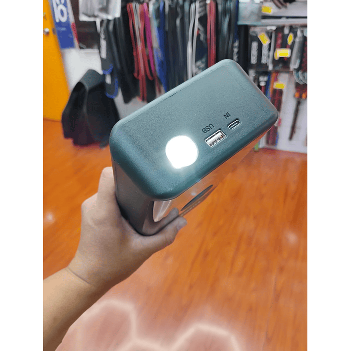 🌟Oferta especial🌟  Partidor inflador 12V portátil, arranque y energía auto de emergencia 3