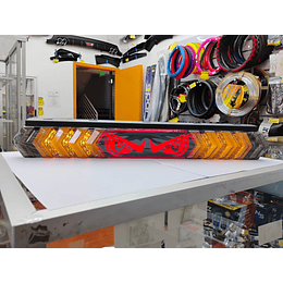 💥Oferta liquidacion💥  Luz  trasera LED para camión 12/24V RGB freno giro 59cm ojos LED