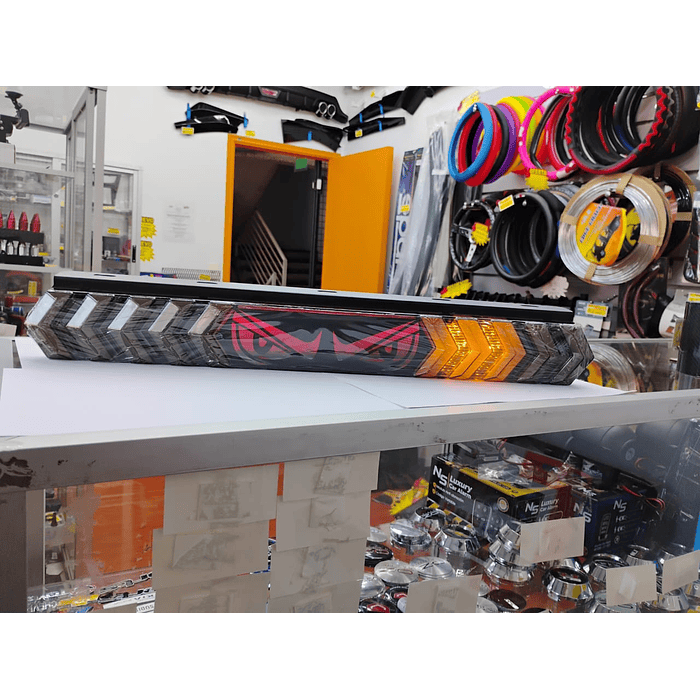 💥Oferta liquidacion💥  Luz  trasera LED para camión 12/24V RGB freno giro 59cm ojos LED 13