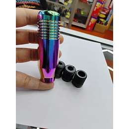 🌟Oferta especial 🌟  Pomo Perilla de cambio universal metalico 8.5cm tornasol