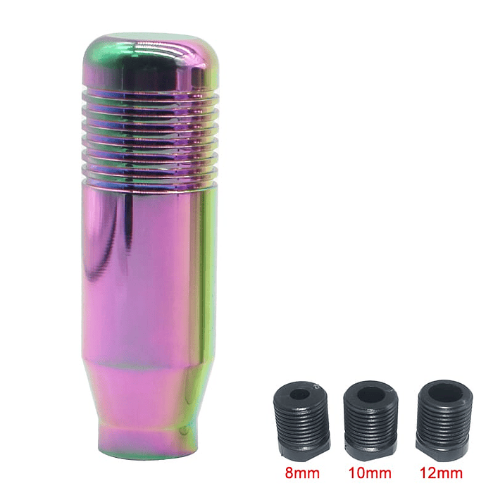 🌟Oferta especial 🌟  Pomo Perilla de cambio universal metalico 8.5cm tornasol 2