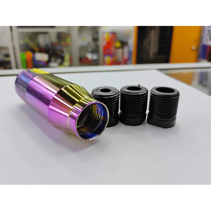 🌟Oferta especial 🌟  Pomo Perilla de cambio universal metalico 8.5cm tornasol 3