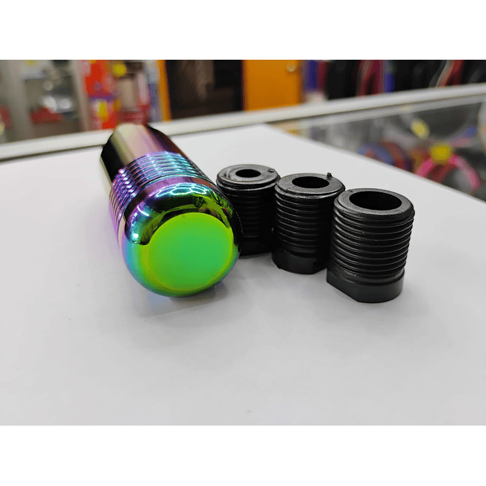 🌟Oferta especial 🌟  Pomo Perilla de cambio universal metalico 8.5cm tornasol 5