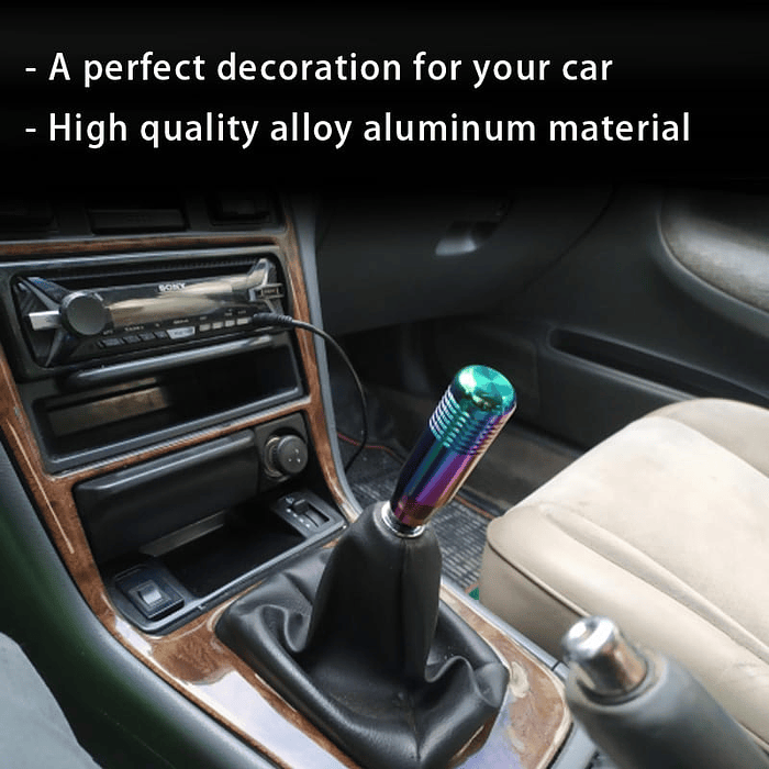 🌟Oferta especial 🌟  Pomo Perilla de cambio universal metalico 8.5cm tornasol 6